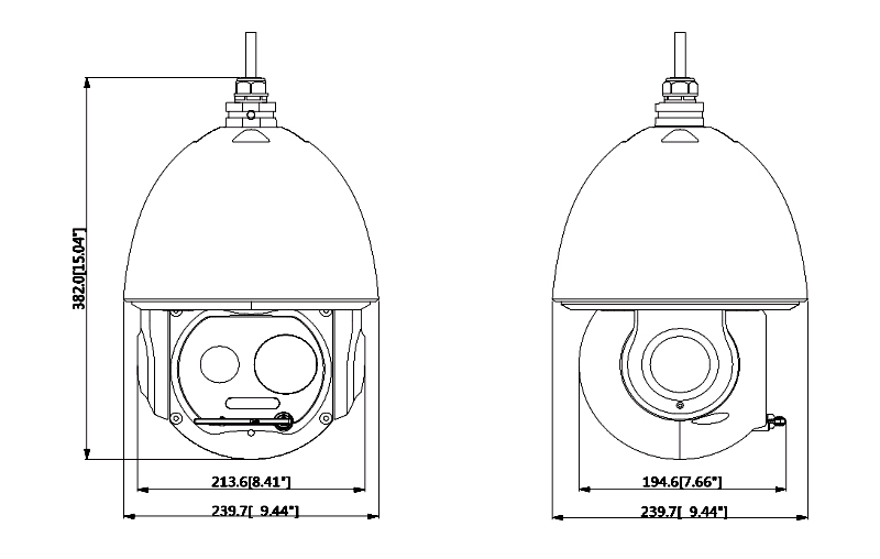 دوربین مداربسته ترمال داهوا مدل DH-TPC-SD8420N-B50Z30