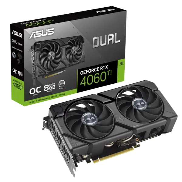 کارت گرافیک ایسوس Dual GeForce RTX 4060 Ti EVO OC Edition 8GB GDDR6