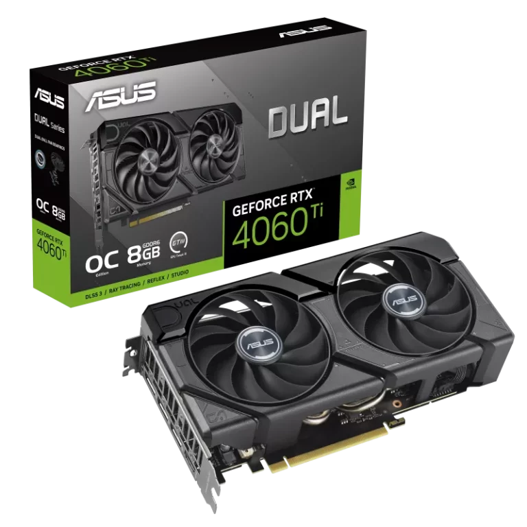 کارت گرافیک ایسوس Dual GeForce RTX 4060 Ti EVO OC Edition 8GB GDDR6