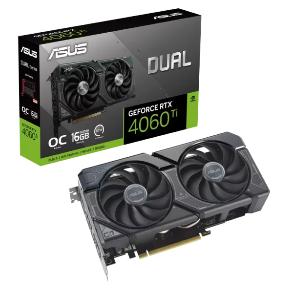 کارت گرافیک ایسوس Dual GeForce RTX 4060 Ti OC Edition 16GB GDDR6