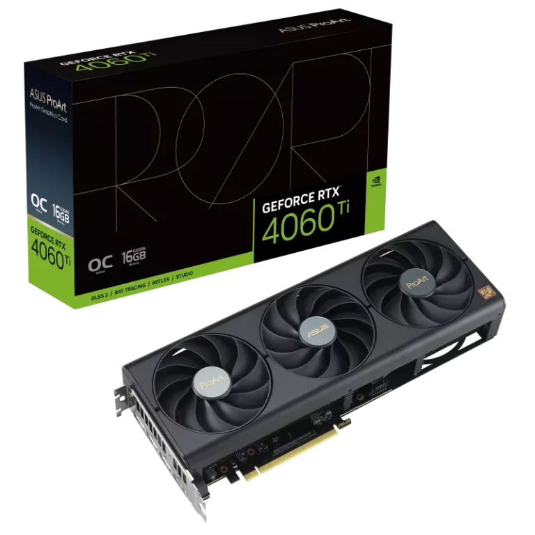 کارت گرافیک ایسوس ProArt GeForce RTX 4060 Ti OC edition 16GB GDDR6