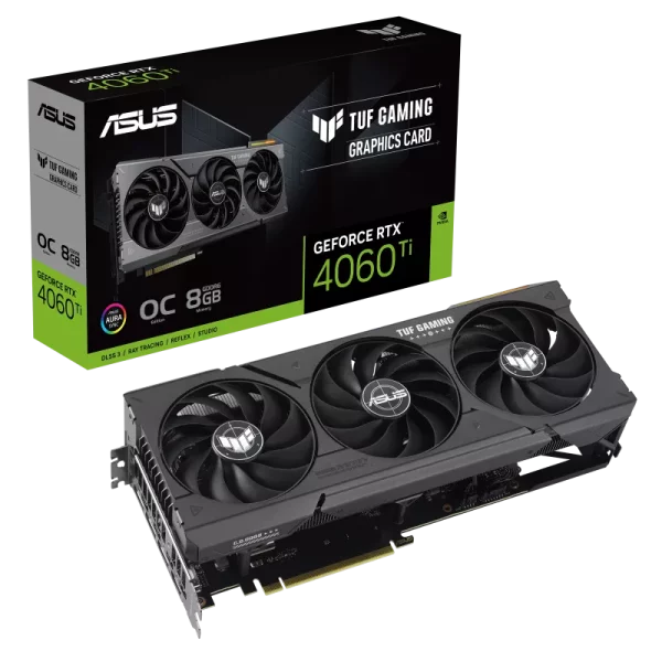 کارت گرافیک ایسوس TUF Gaming GeForce RTX 4060 Ti 8GB GDDR6 OC Edition