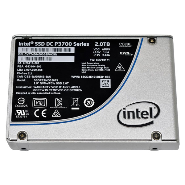 اس اس دی اینتل مدل DC P3700 Series SSDPE2MD020T4 2TB